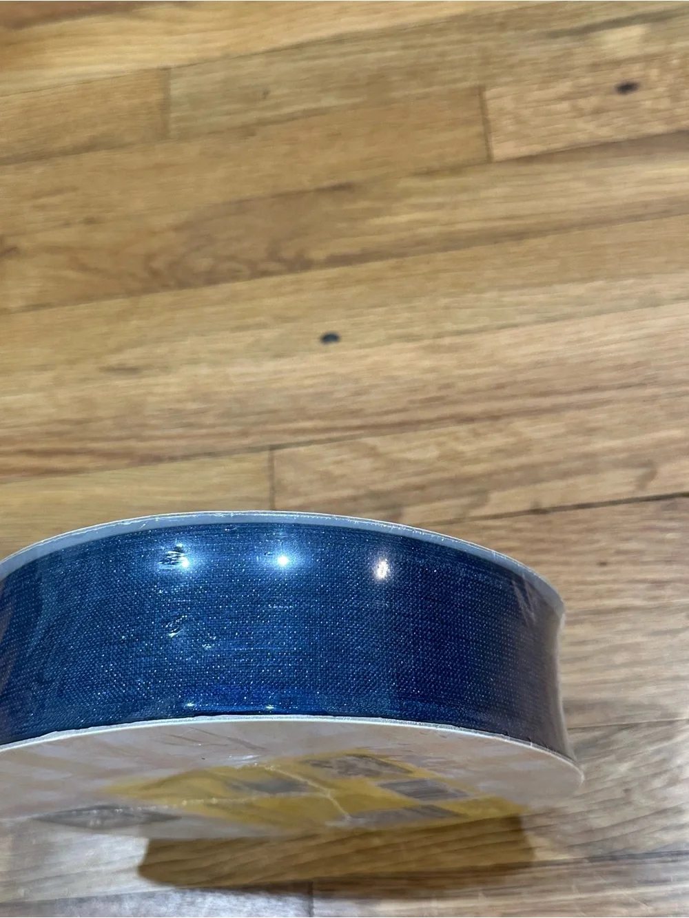 Navy Sparkle Decorative Ribbon 1.5”X50 Yards *NEW